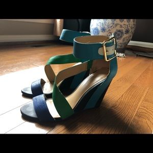 These lovely shoes no longer fit.